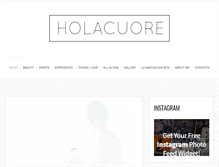 Tablet Screenshot of holacuore.com